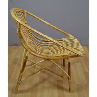 SILLON BARQUETA-SILLON RATTAN NATURAL