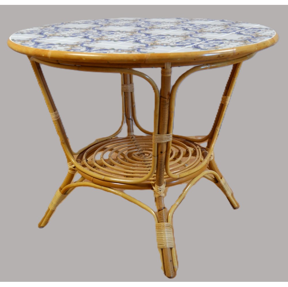 MESA CERAMICA REDONDA